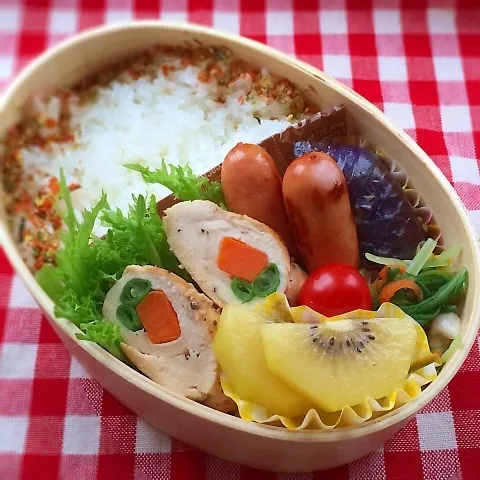 今日のお弁当(チキンロールレモン塩)|demekinさん