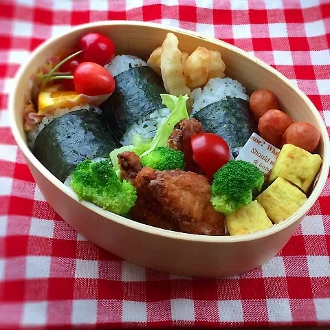 今日のお弁当(久しぶりのすりみの卵焼き風)|demekinさん