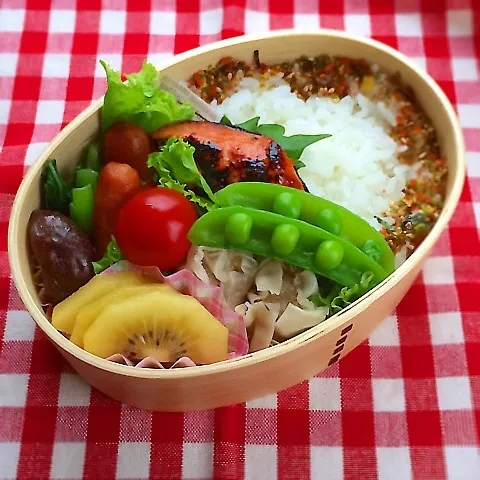 今日のお弁当(鮭の塩麹焼き)|demekinさん