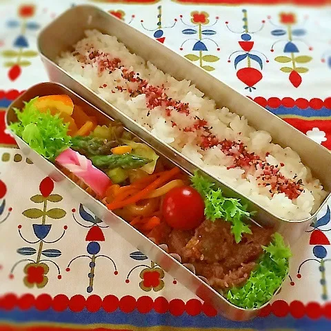 今日のお弁当(冷蔵庫片付け弁当)|demekinさん