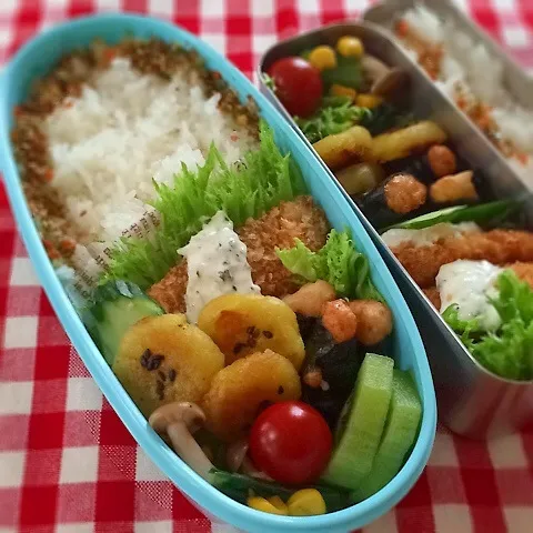 今日のお弁当(鮭フライ)|demekinさん