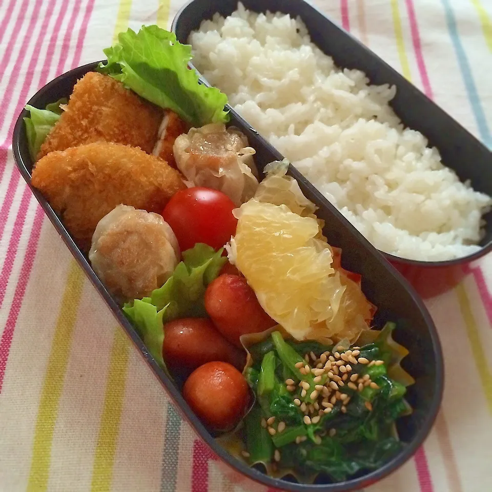 お弁当(ホッケのフライ)|demekinさん