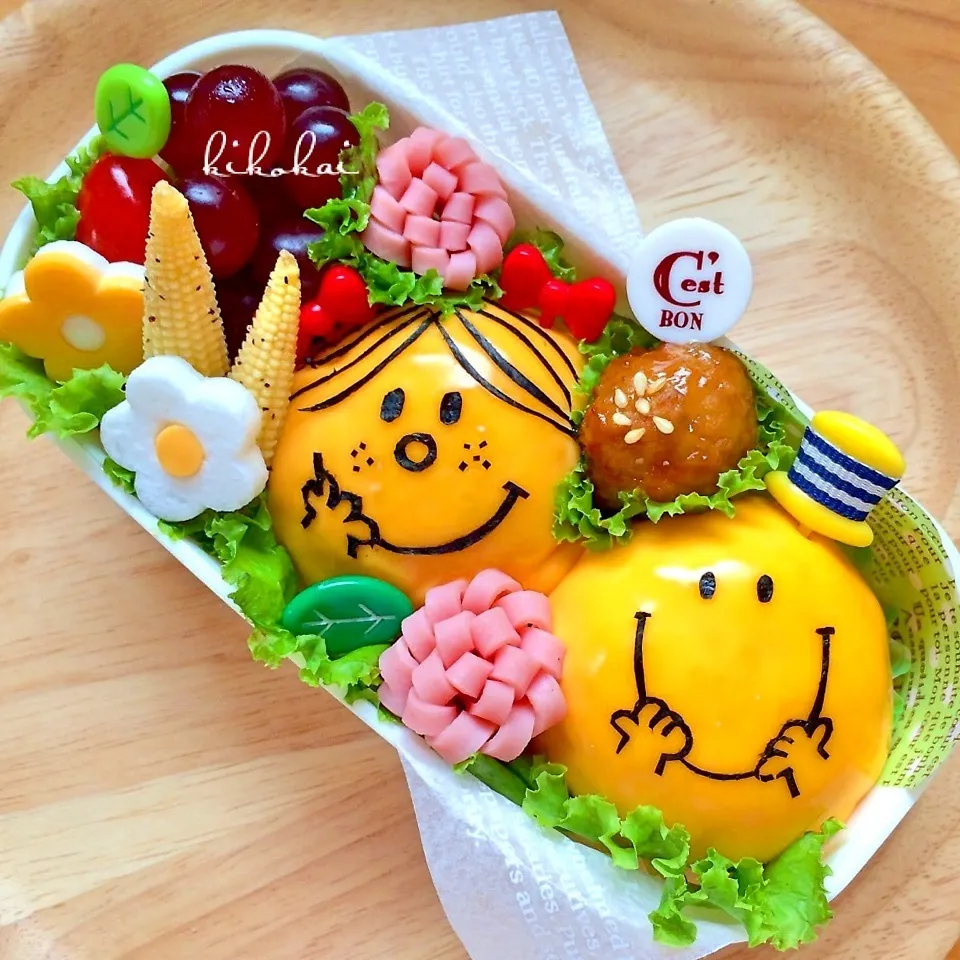 Snapdishの料理写真:【幸せの黄色い変態祭り】Mr.Men Little Miss|kiyo_taroさん