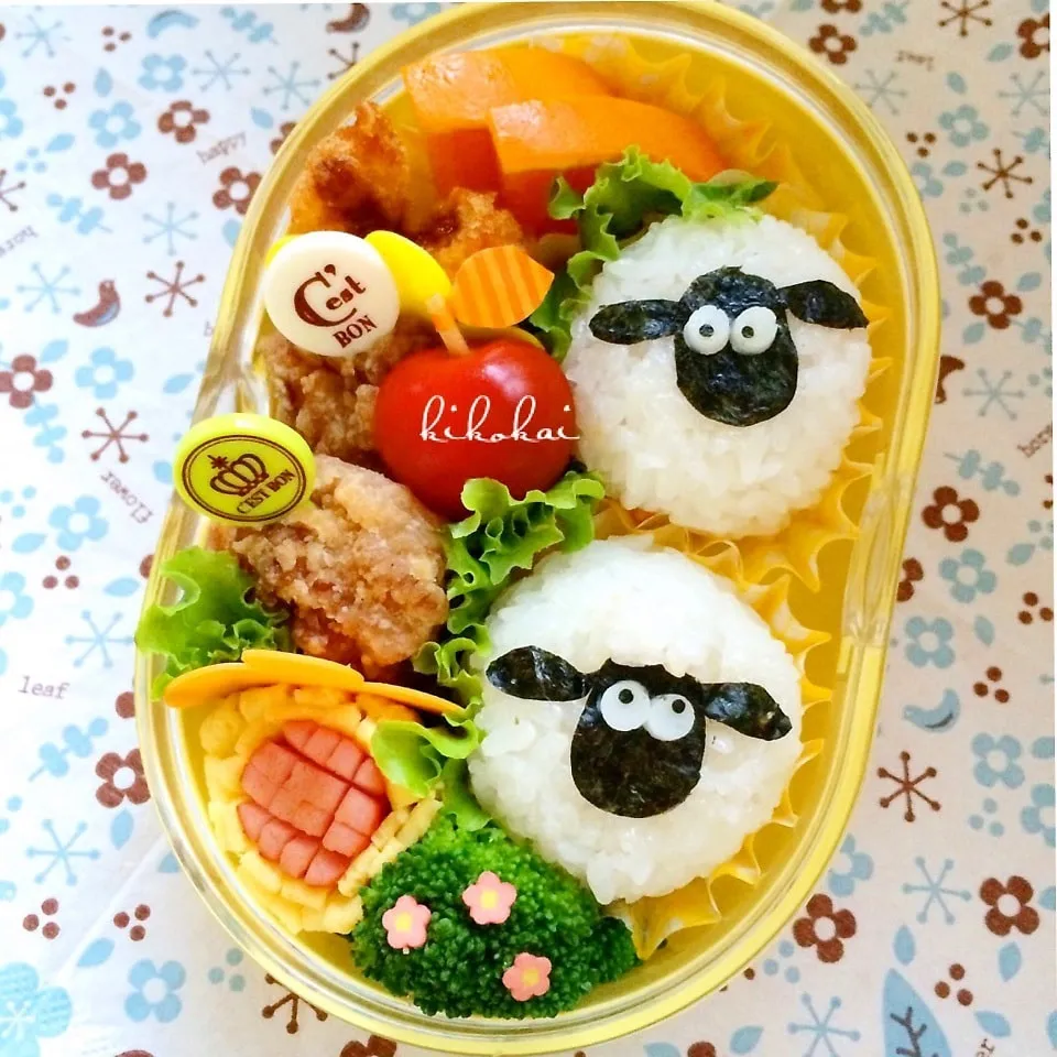 ひつじのショーン♡遠足弁当|kiyo_taroさん