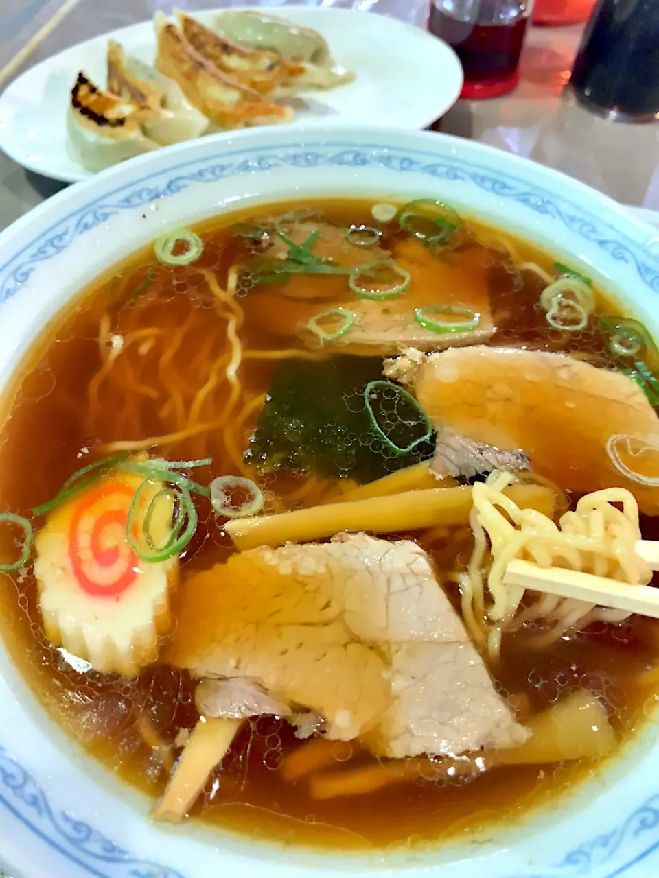 Snapdishの料理写真:ラーメン＆餃子  #ラーメン #天竜  #浜松|ダンディ☆和田さん