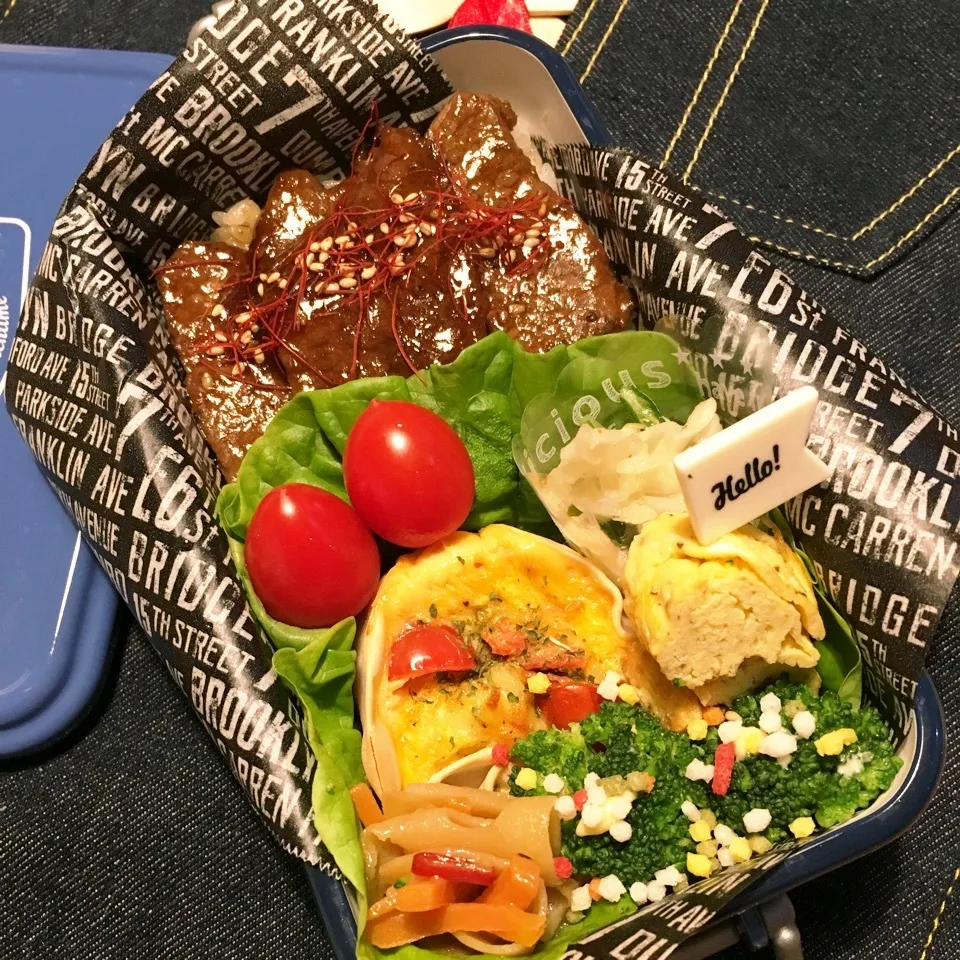 肉食女子弁当🍗🍖|りんごさん