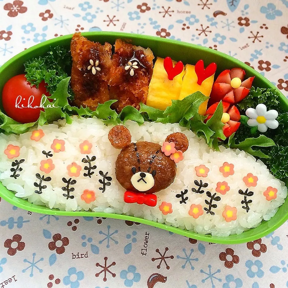 お花畑のジャッキー弁当|kiyo_taroさん