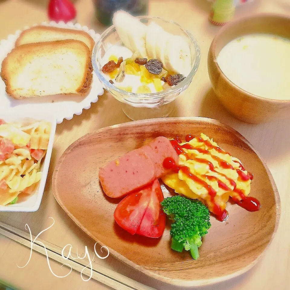 Snapdishの料理写真:朝ごはん♪|華さん