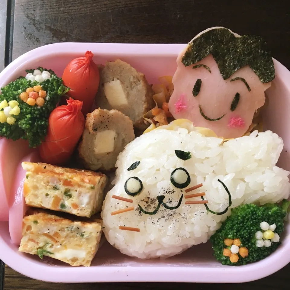 お弁当 ゴマちゃん&アシベ|明石 さつきさん