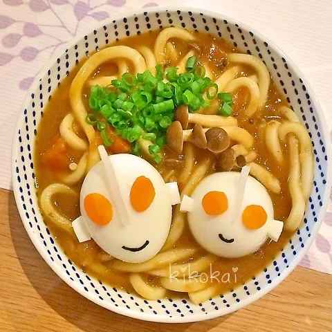 絵本キャラ☆カレーうどん|kiyo_taroさん