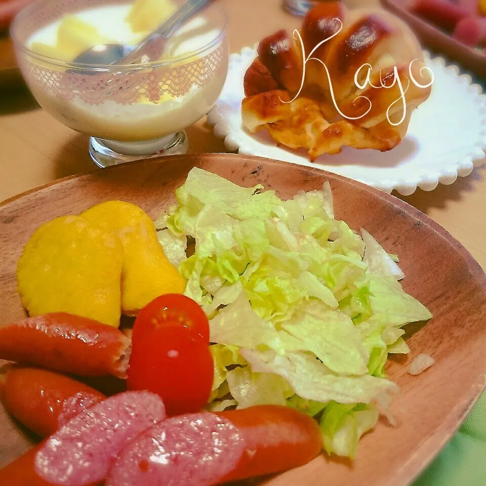 Snapdishの料理写真:朝ごはん♪|華さん