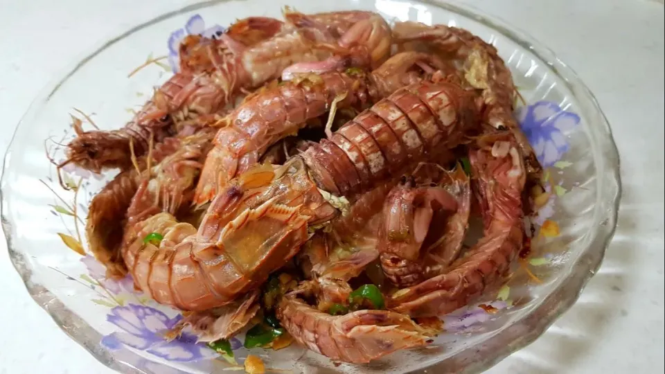 saute mantis prawn|steven z.y.さん