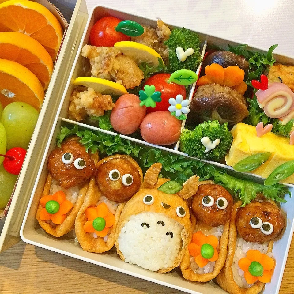 親子遠足♡トトロ弁当|kiyo_taroさん