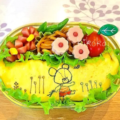 ジャッキー♡オムライスお弁当|kiyo_taroさん