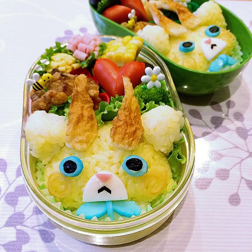 妖怪ウォッチ☆コマじろうのお弁当☆ キャラ弁|kiyo_taroさん