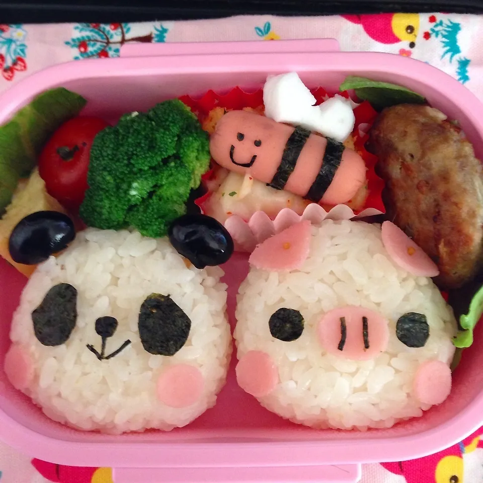 momoさん真似っこ〜お弁当|明石 さつきさん