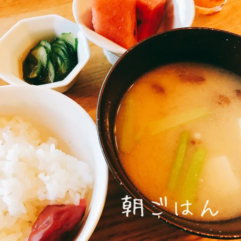 Snapdishの料理写真:朝 2018.8.1|ささなおさん