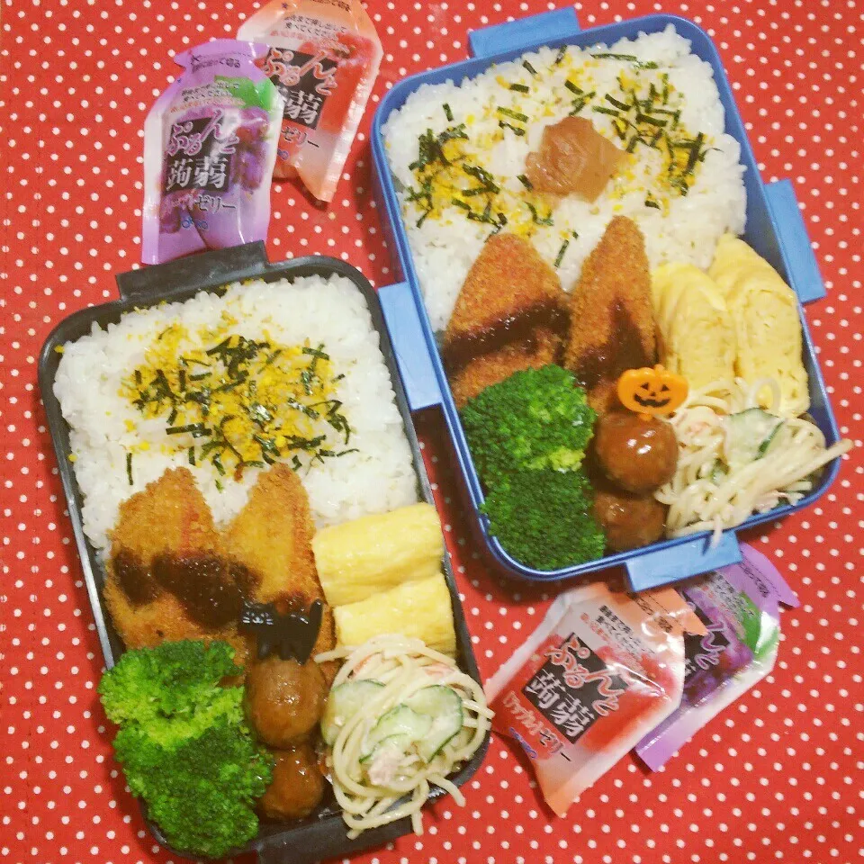 Snapdishの料理写真:中学生☆兄弟のお弁当！10/26|katsunさん