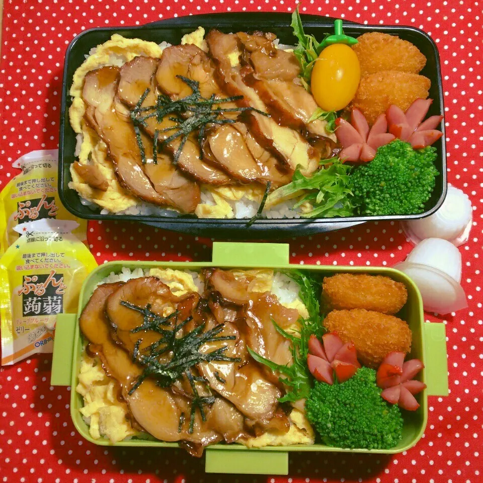 Snapdishの料理写真:中学生☆兄弟のお弁当‼授業参観|katsunさん