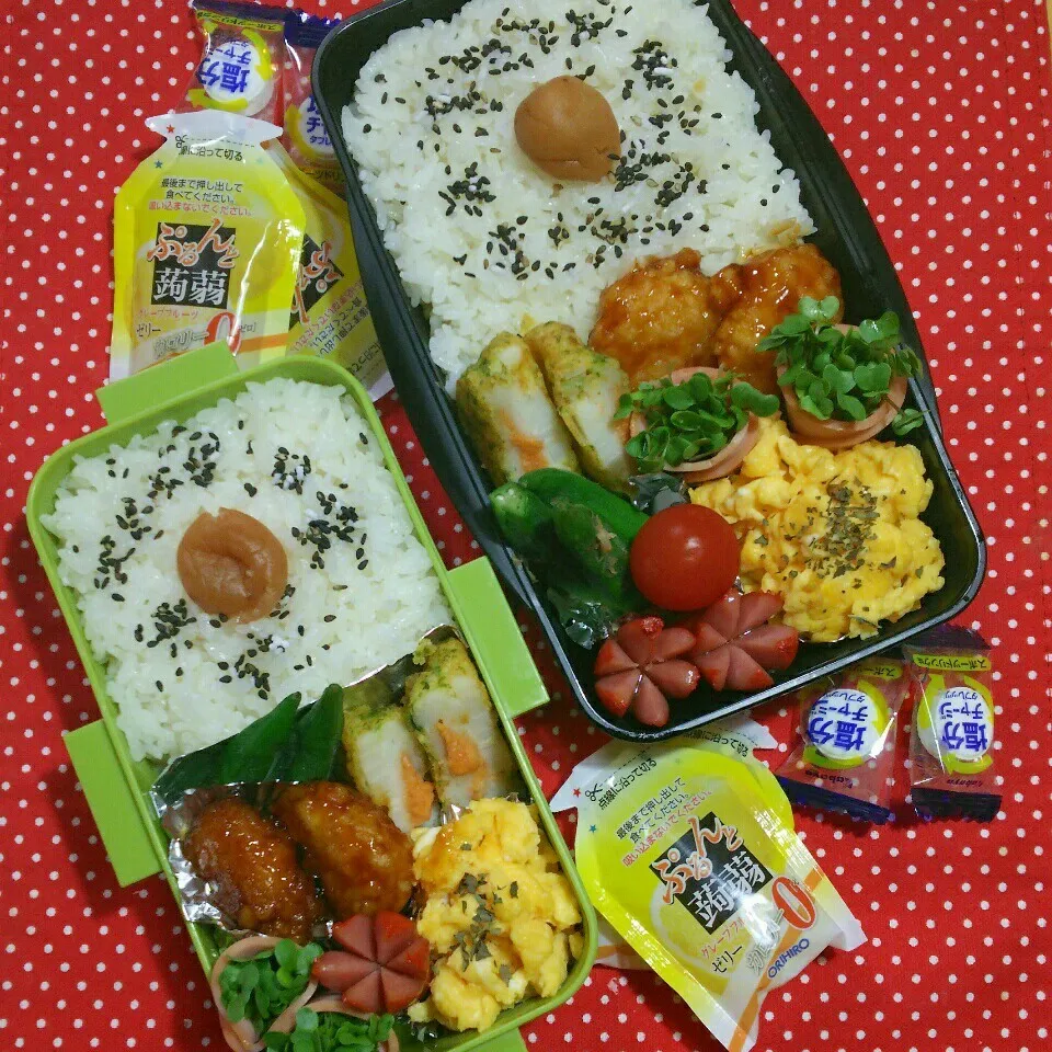 Snapdishの料理写真:中学生☆兄弟のお弁当‼6/2|katsunさん