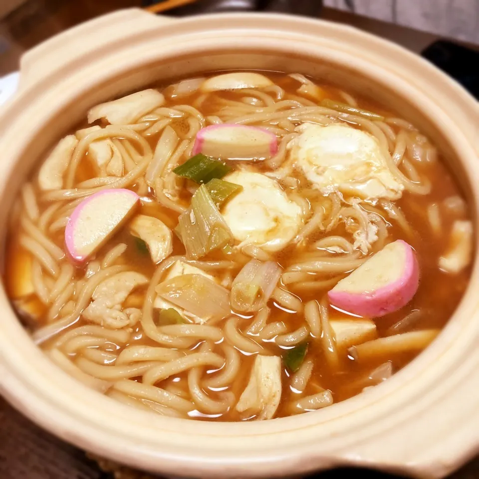 Snapdishの料理写真:味噌煮込みうどん|えんどうくんさん