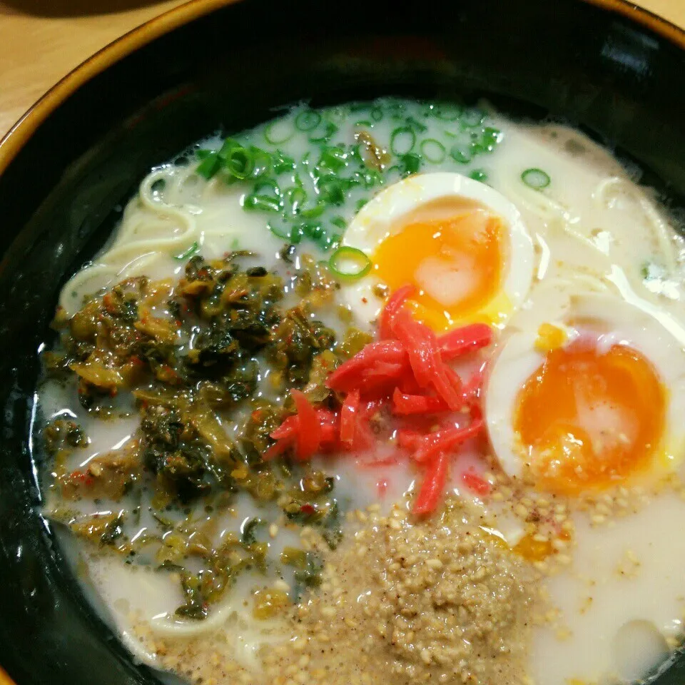 Snapdishの料理写真:今日のランチは久留米ラーメン|katsunさん