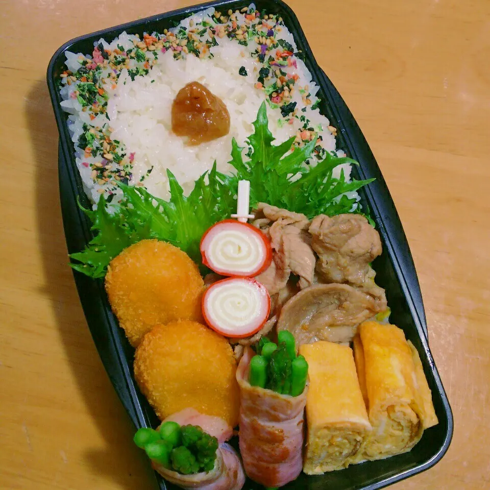 Snapdishの料理写真:中2ムスコ弁当‼3/8|katsunさん