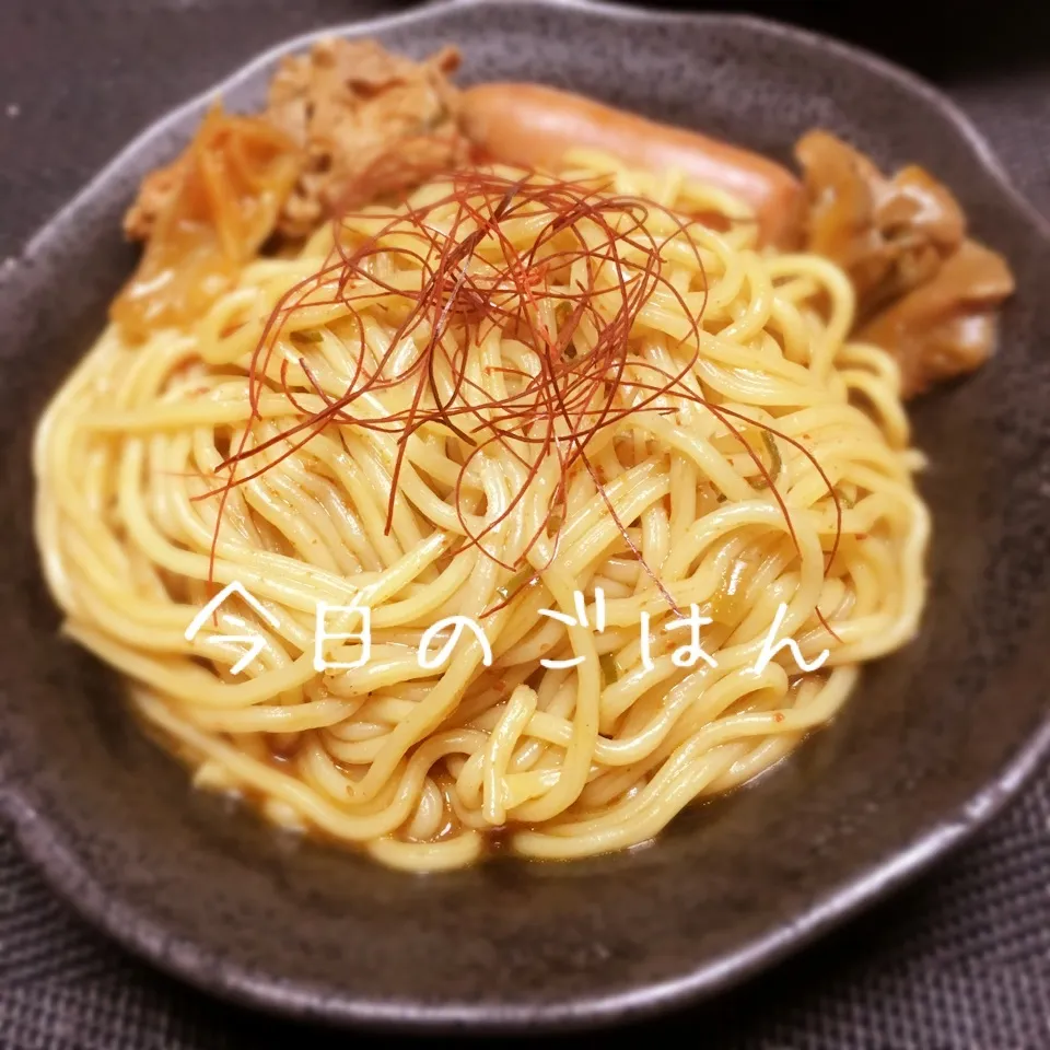 〆のラーメン😊|えんどうくんさん