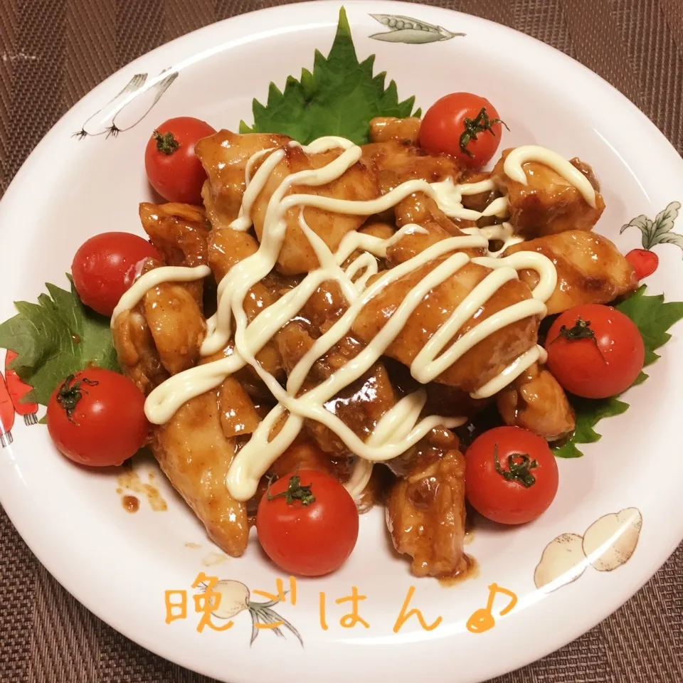 Snapdishの料理写真:オイマヨダシダチキン〜♪|えんどうくんさん