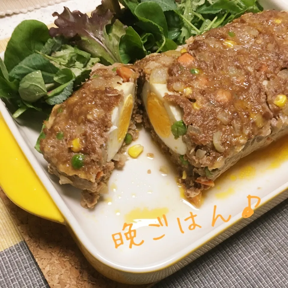 Snapdishの料理写真:ミートローフ😊|えんどうくんさん