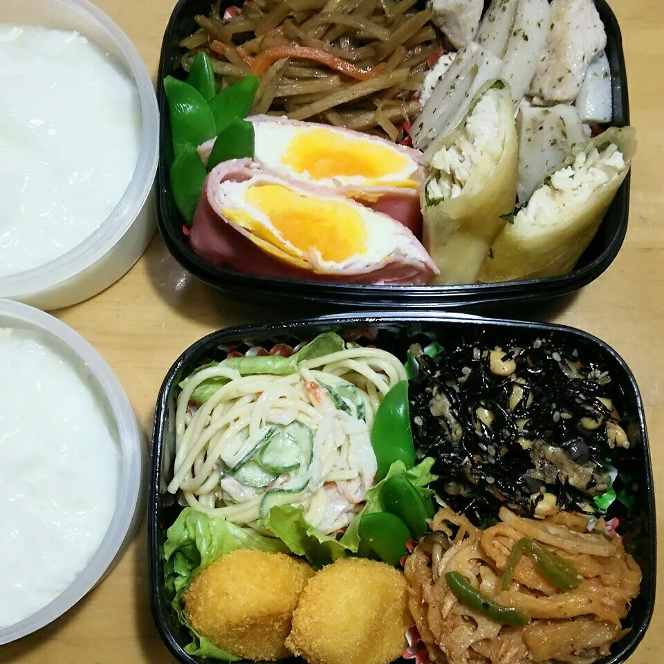 旦那さんの2食のお弁当‼|katsunさん