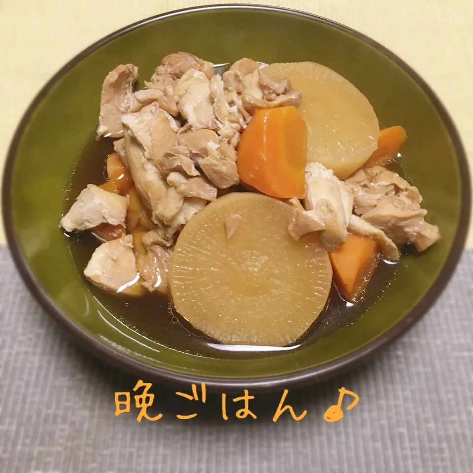 大根のに〜煮|えんどうくんさん