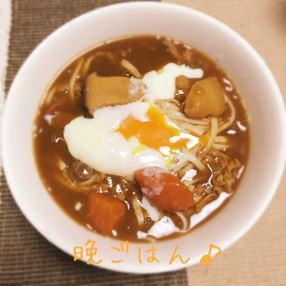 カレーうどん(^o^)|えんどうくんさん