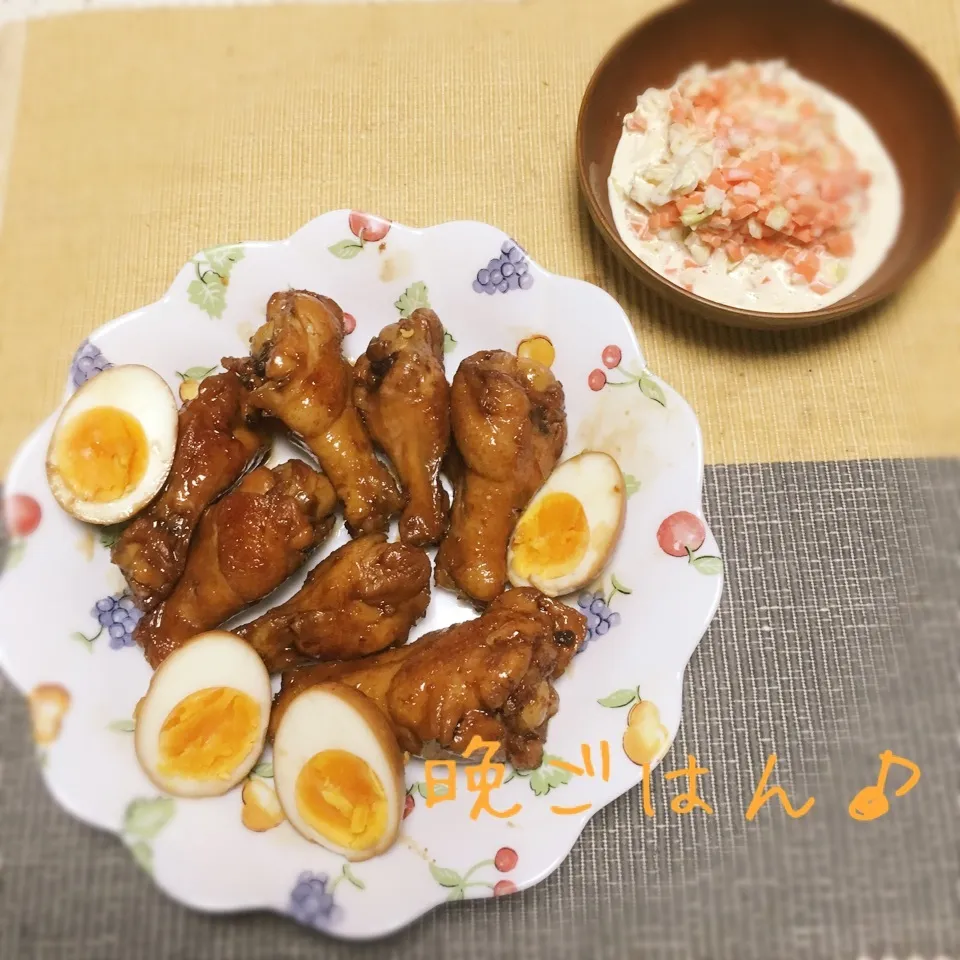 Snapdishの料理写真:手羽元の照り焼き〜♪|えんどうくんさん