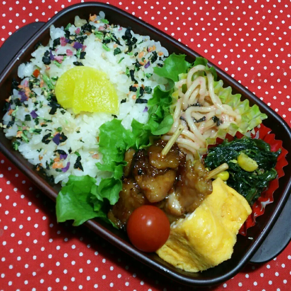 Snapdishの料理写真:中2ムスコ弁当‼|katsunさん