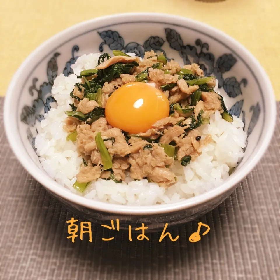 Snapdishの料理写真:こまツナふりかけごはん〜まねっこ♪|えんどうくんさん