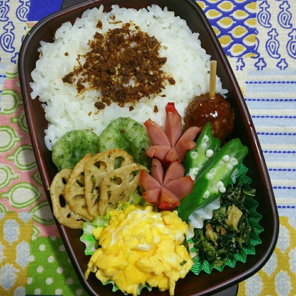 Snapdishの料理写真:中2ムスコ弁当‼|katsunさん