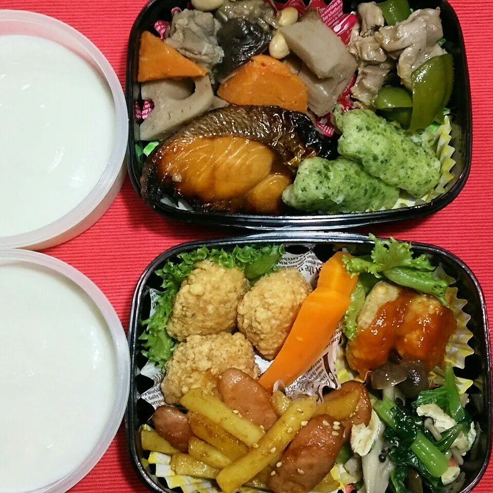 旦那さんの2食のお弁当‼|katsunさん