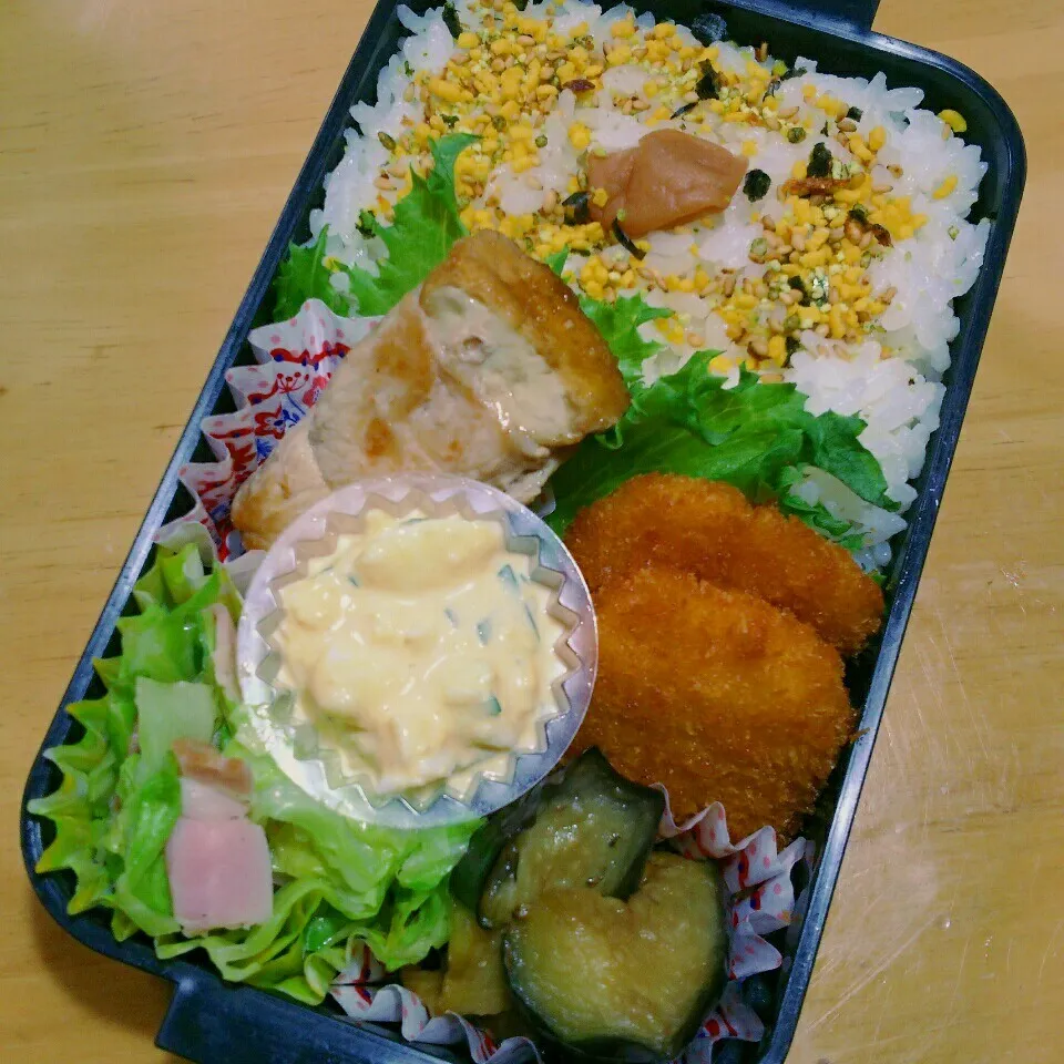 Snapdishの料理写真:中2ムスコ弁当‼|katsunさん