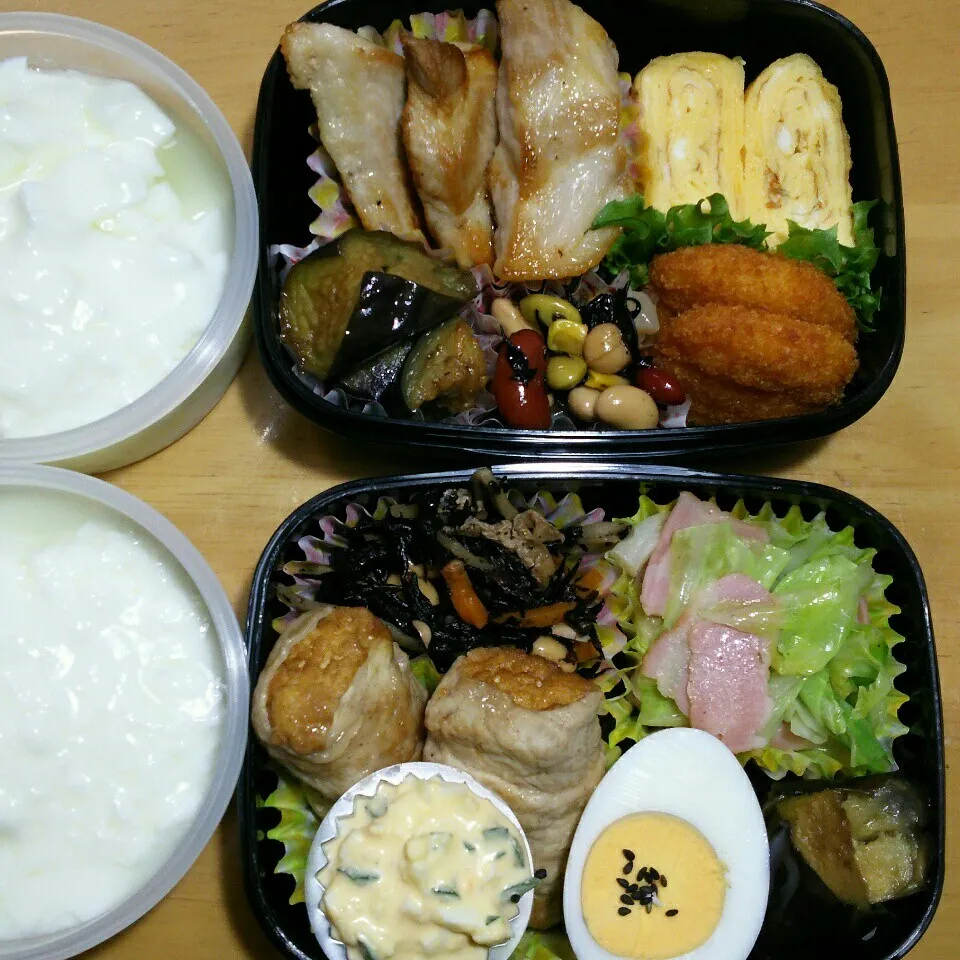 旦那さんの2食のお弁当‼|katsunさん