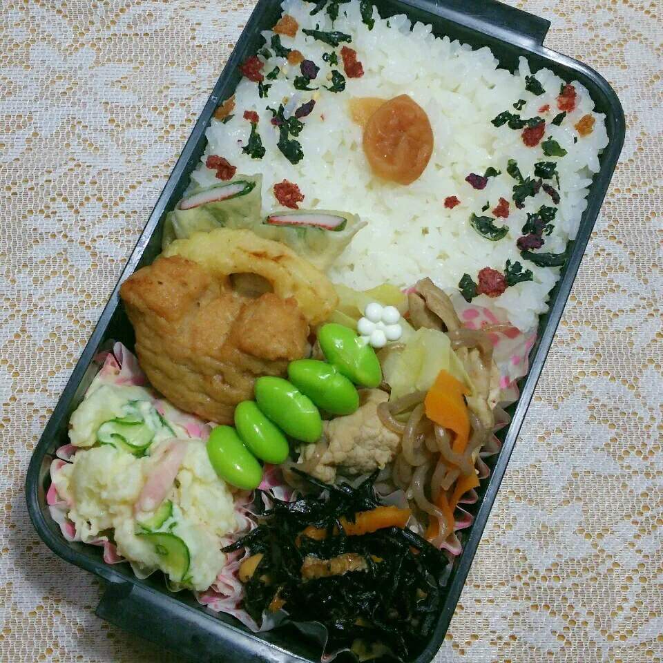 Snapdishの料理写真:中2ムスコ弁当‼平常通り|katsunさん