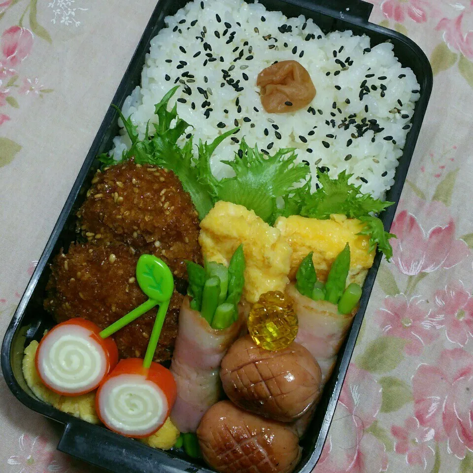 Snapdishの料理写真:中2ムスコ弁当‼職場体験1日目|katsunさん