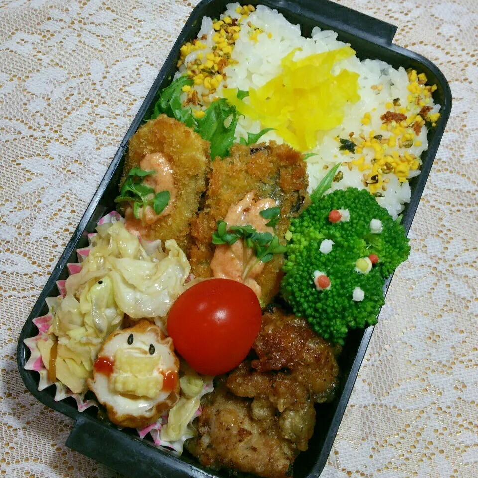 Snapdishの料理写真:中2ムスコ弁当‼|katsunさん