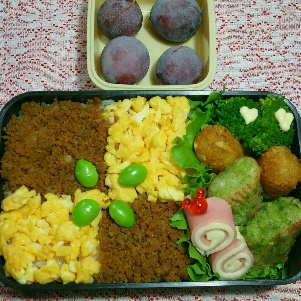 Snapdishの料理写真:中2ムスコ弁当‼|katsunさん