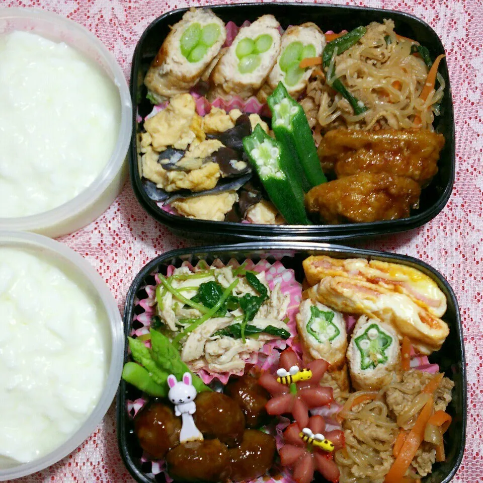 旦那さんの2食のお弁当‼|katsunさん