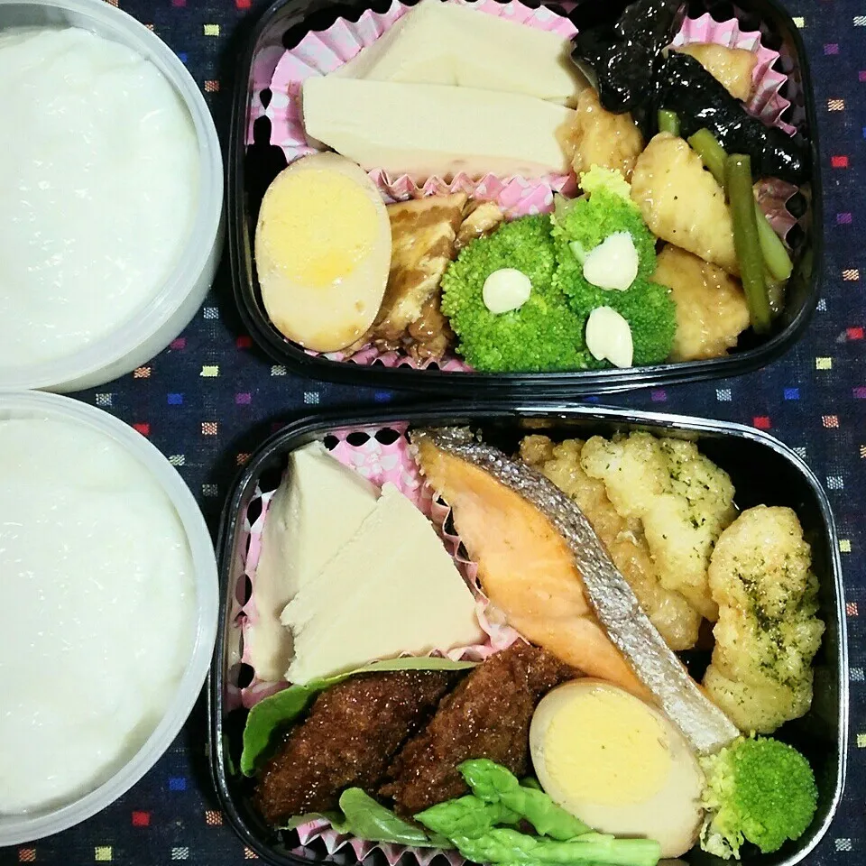 旦那さんの2食のお弁当‼|katsunさん