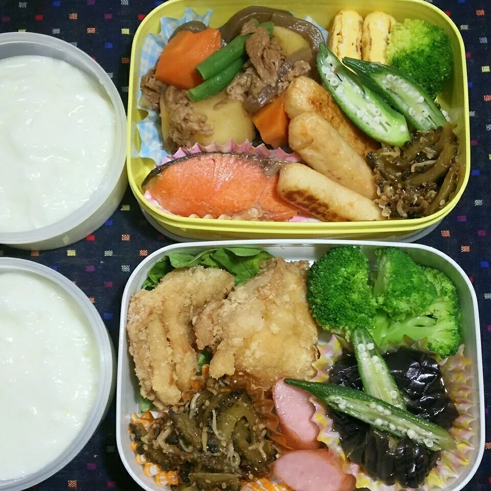 旦那さんの2食のお弁当‼|katsunさん