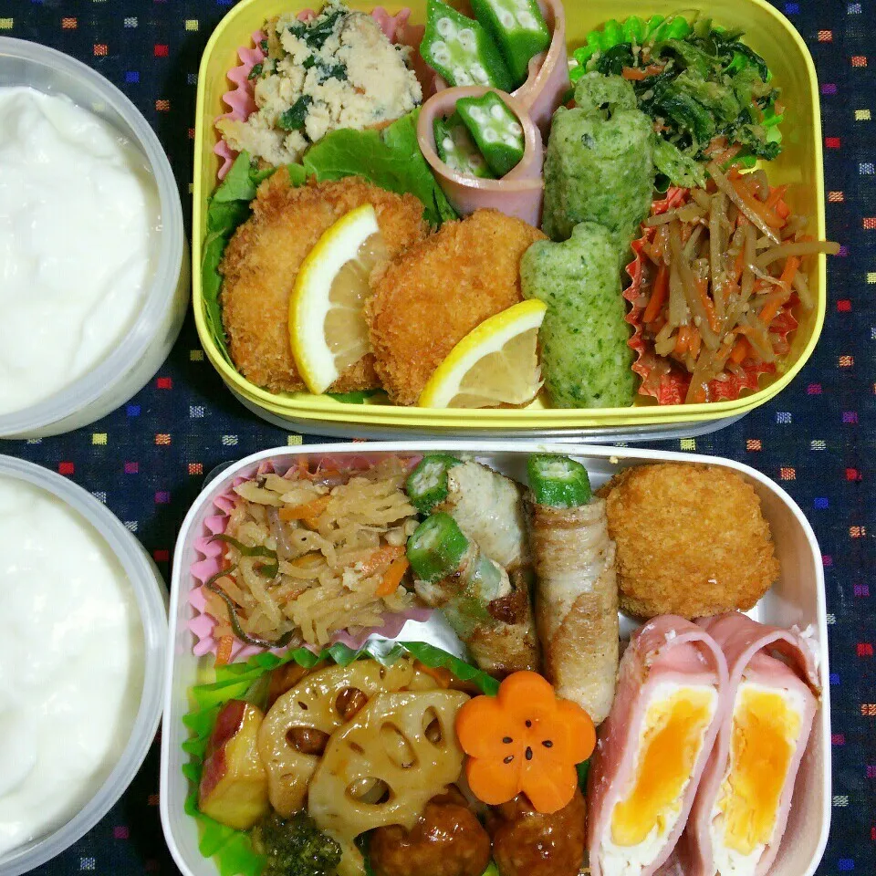 旦那さんの2食のお弁当‼|katsunさん