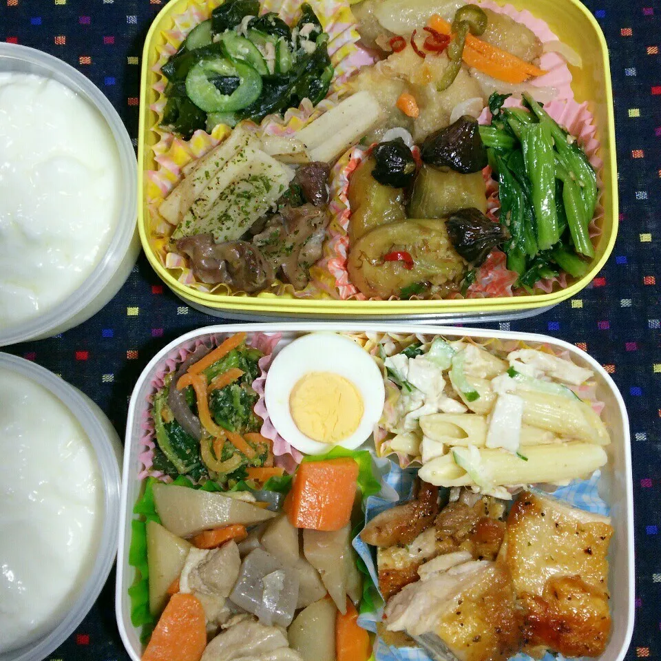 旦那さんの2食のお弁当‼|katsunさん