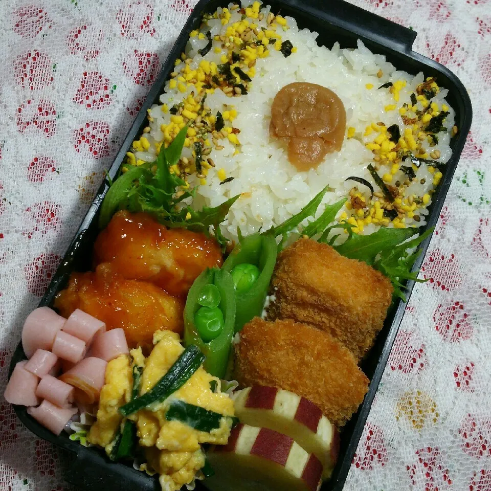 Snapdishの料理写真:中2ムスコ弁当‼|katsunさん